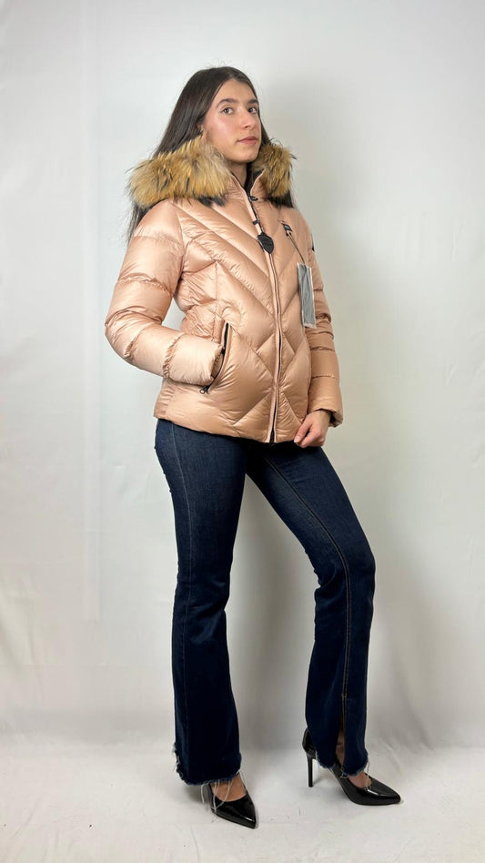 Piumino a linee geometriche Alicia