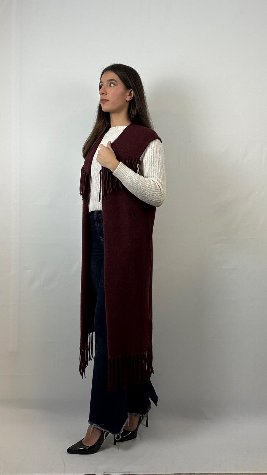 Cardigan smanicato Cafè-Noir