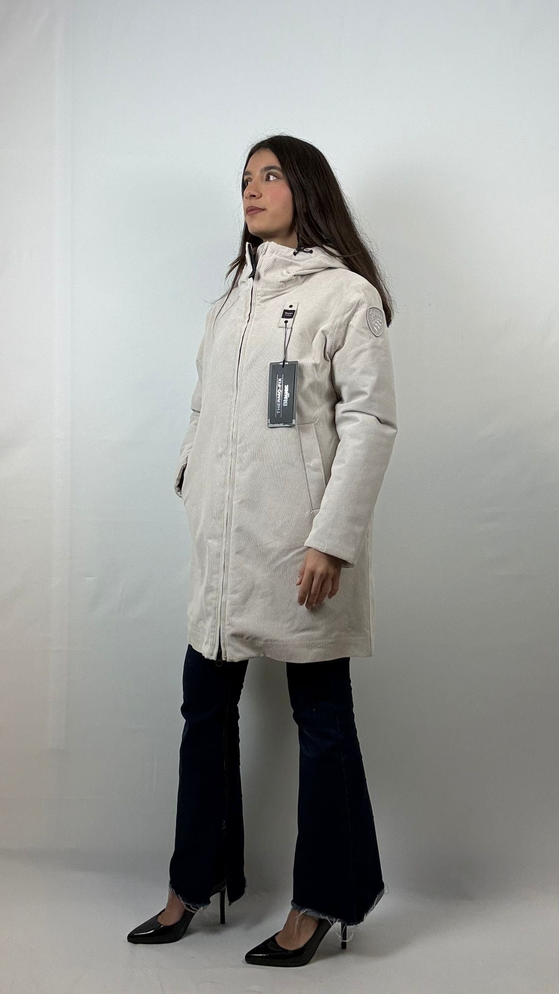 Giubbetto in vellutto Fayette Blauer