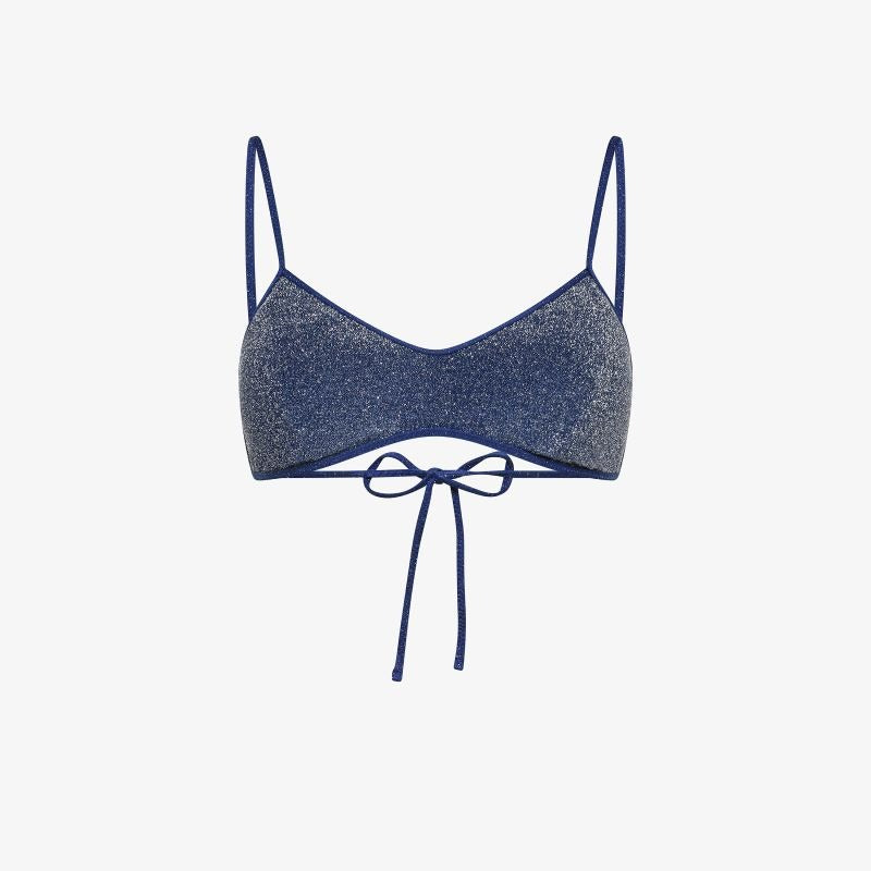 Top mare in lurex blu navy Sun68