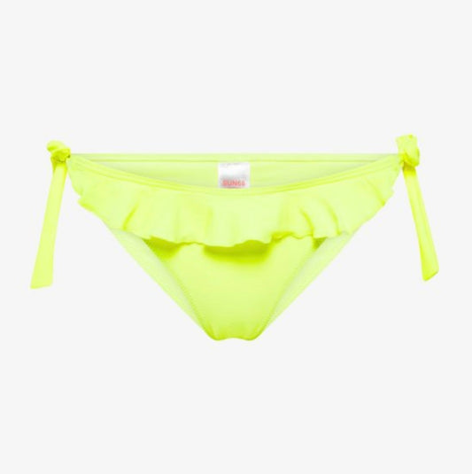 Slip mare con rouches giallo fluo Sun68
