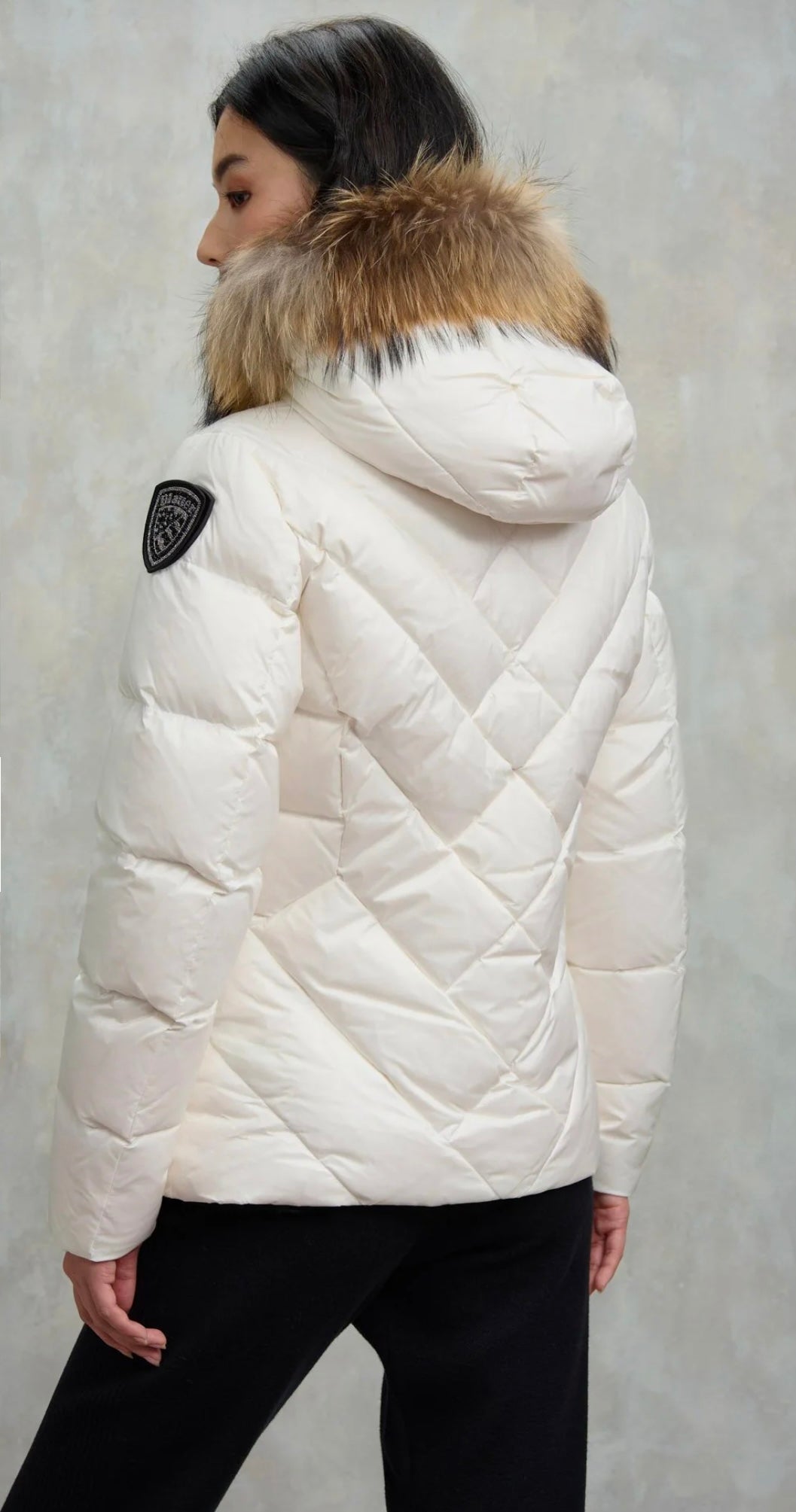 Piumino a linee geometriche Alicia