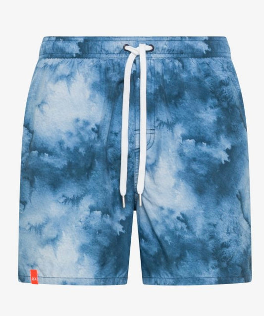 Costume in nylon stampato avio scuro Sun68