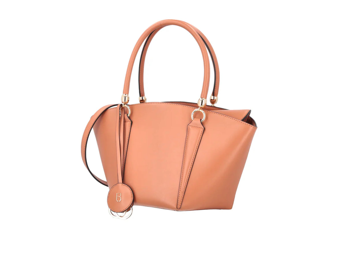 Borsa a mano in pelle Athena colore biscotto Tosca Blu
