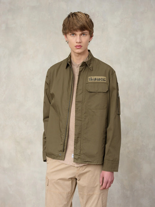 Camicia multitasche Lambert Blauer