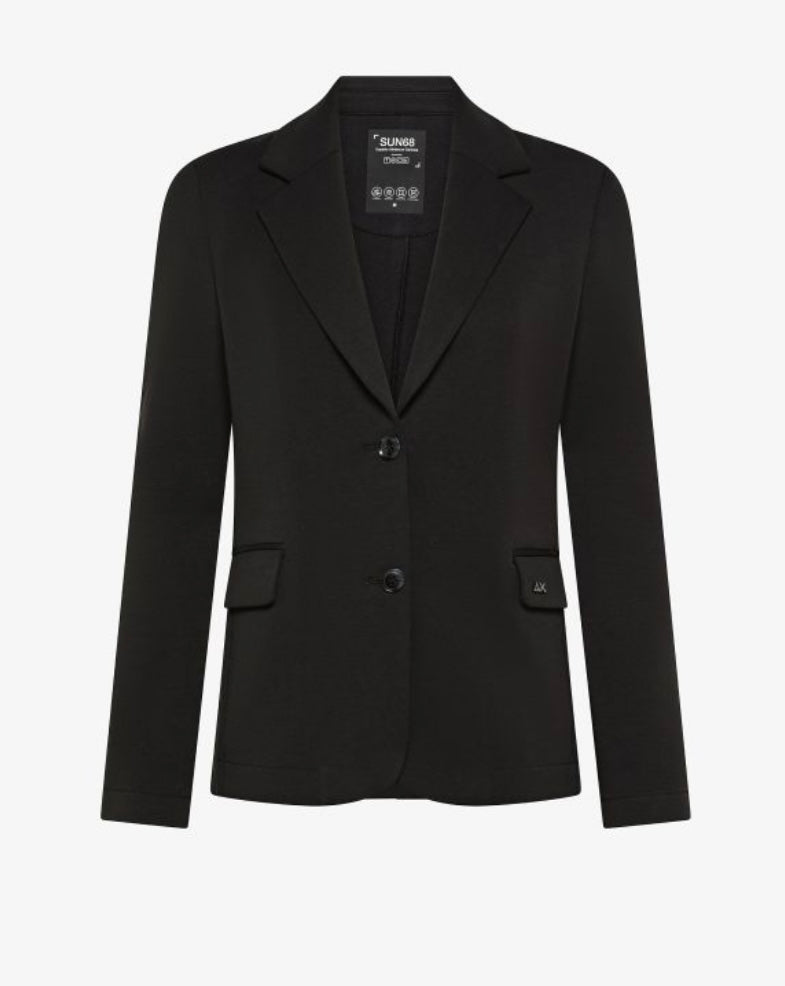 Blazer in felpa di cotone Sun68