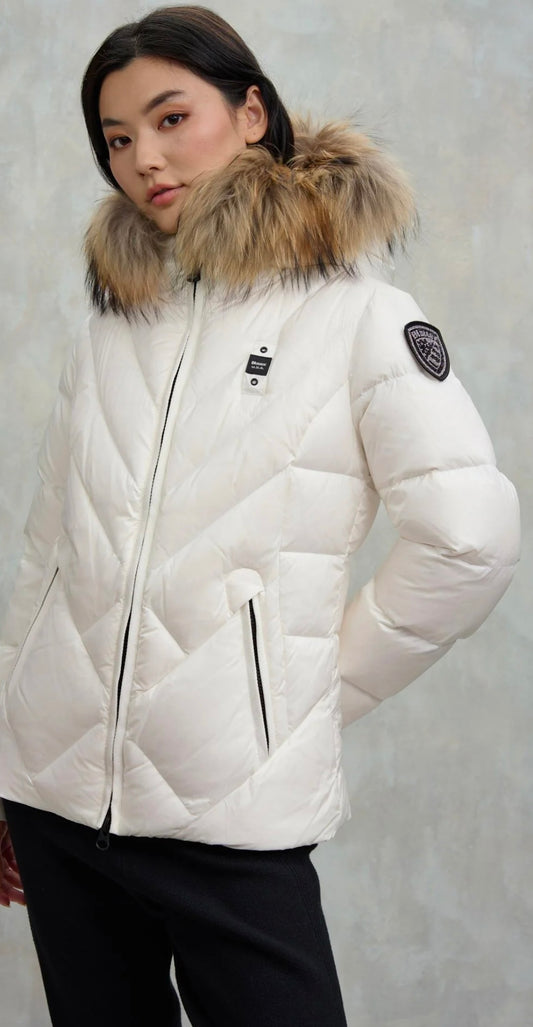 Piumino a linee geometriche Alicia