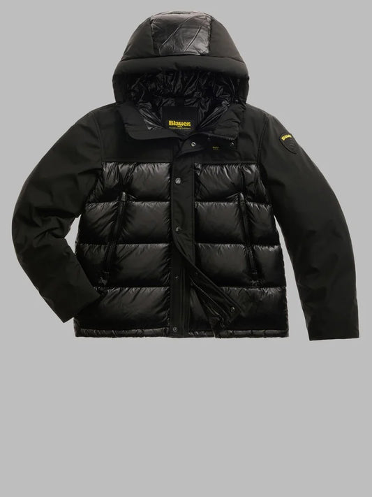 Piumino nylon e neoprene Brook