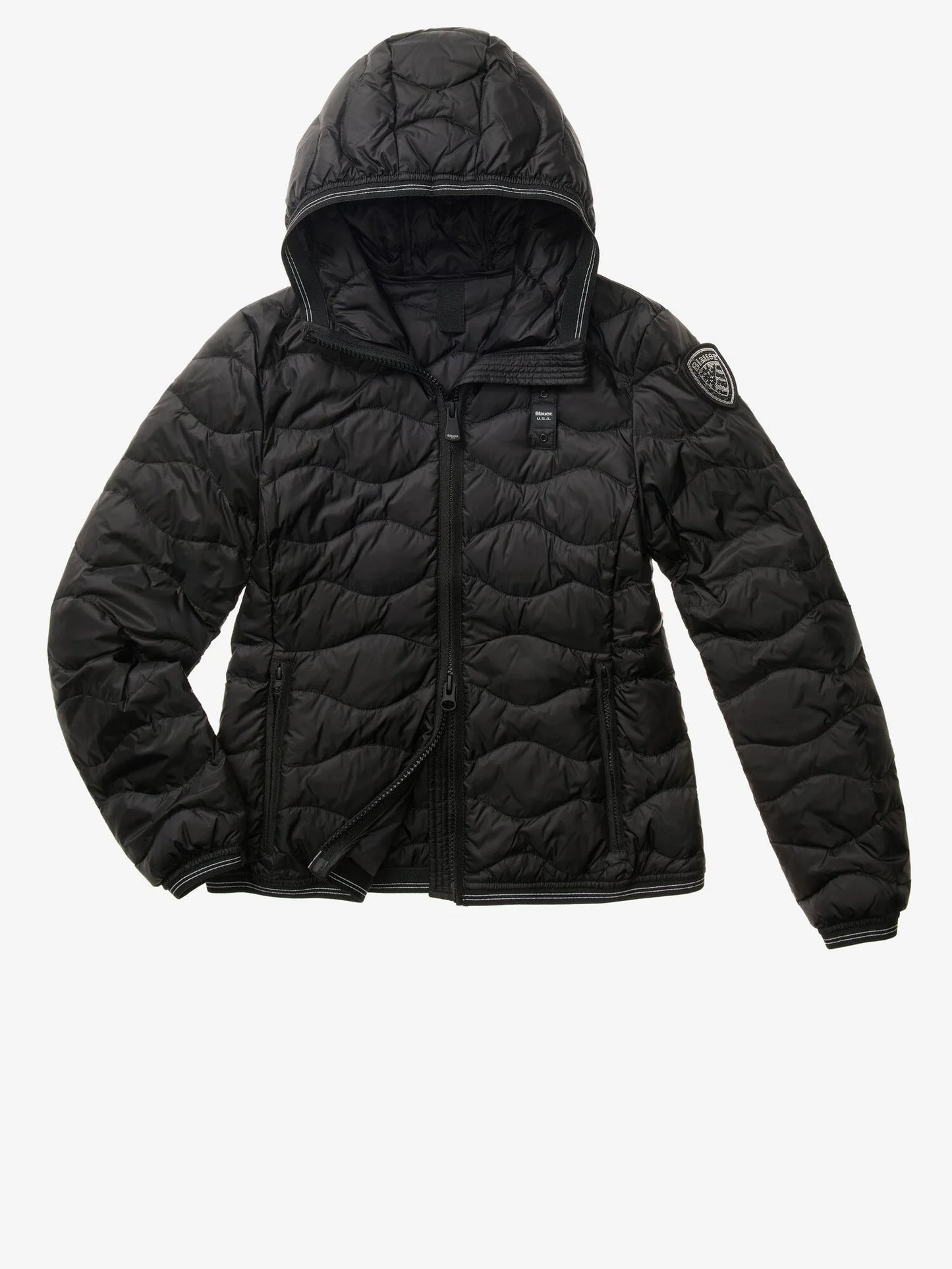 piumino con cappuccio Camelia Blauer