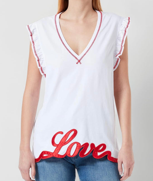 t-shirt smanicata Moschino Love