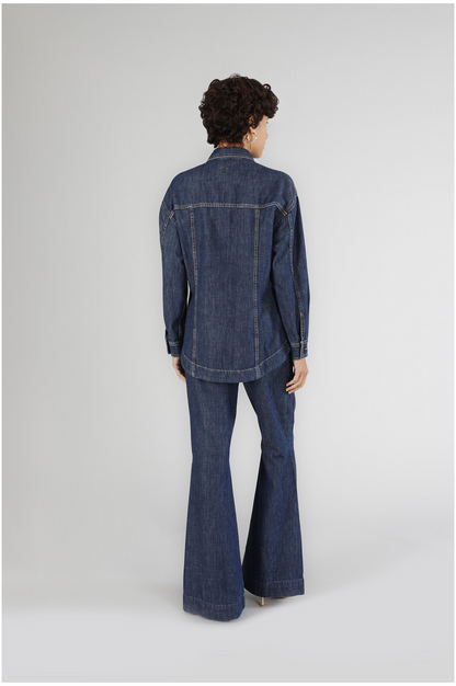 Field jacket in denim Cafè Noir