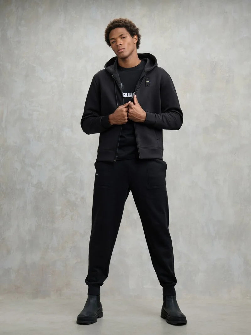 Felpa scuba con capuccio Colby