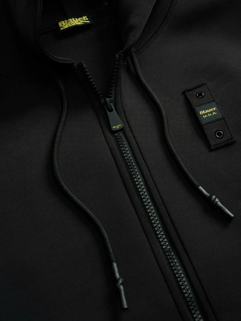 Felpa scuba con capuccio Colby