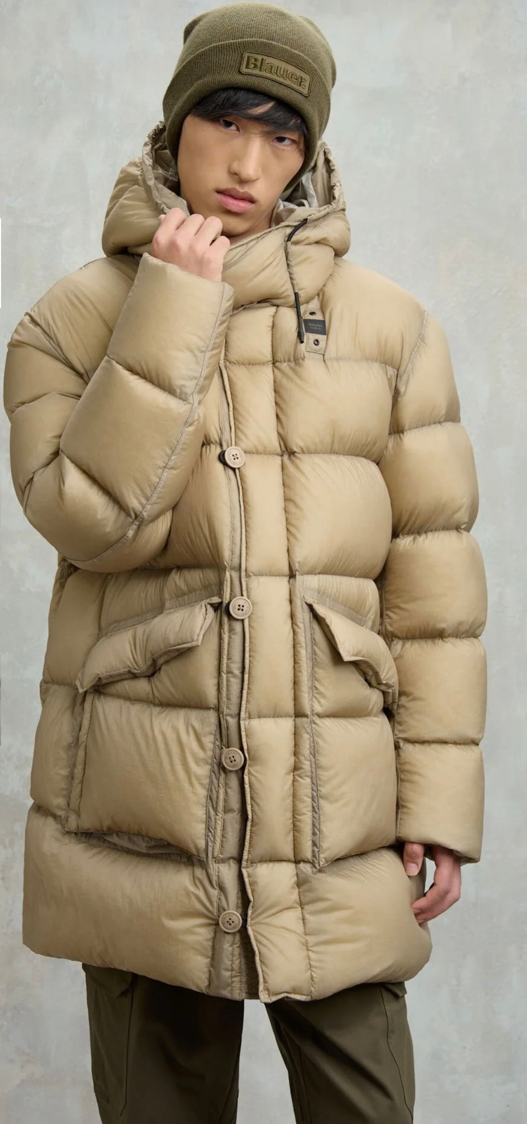 Giacca lunga in piumino Basto