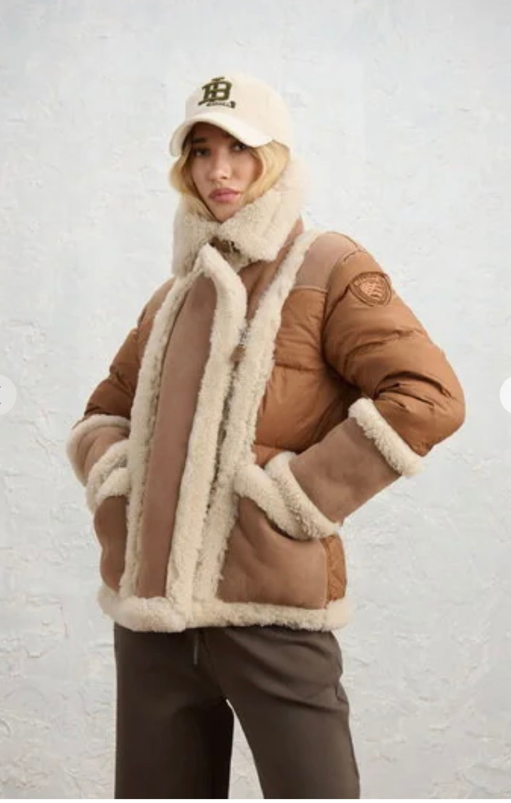 GIACCA MONTONE È NYLON FOSTER