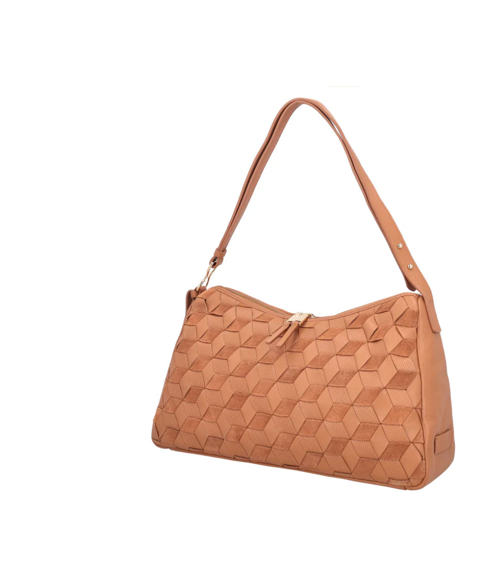 TOSCABLU
Borsa a spalla in suede Susan colore biscotto
