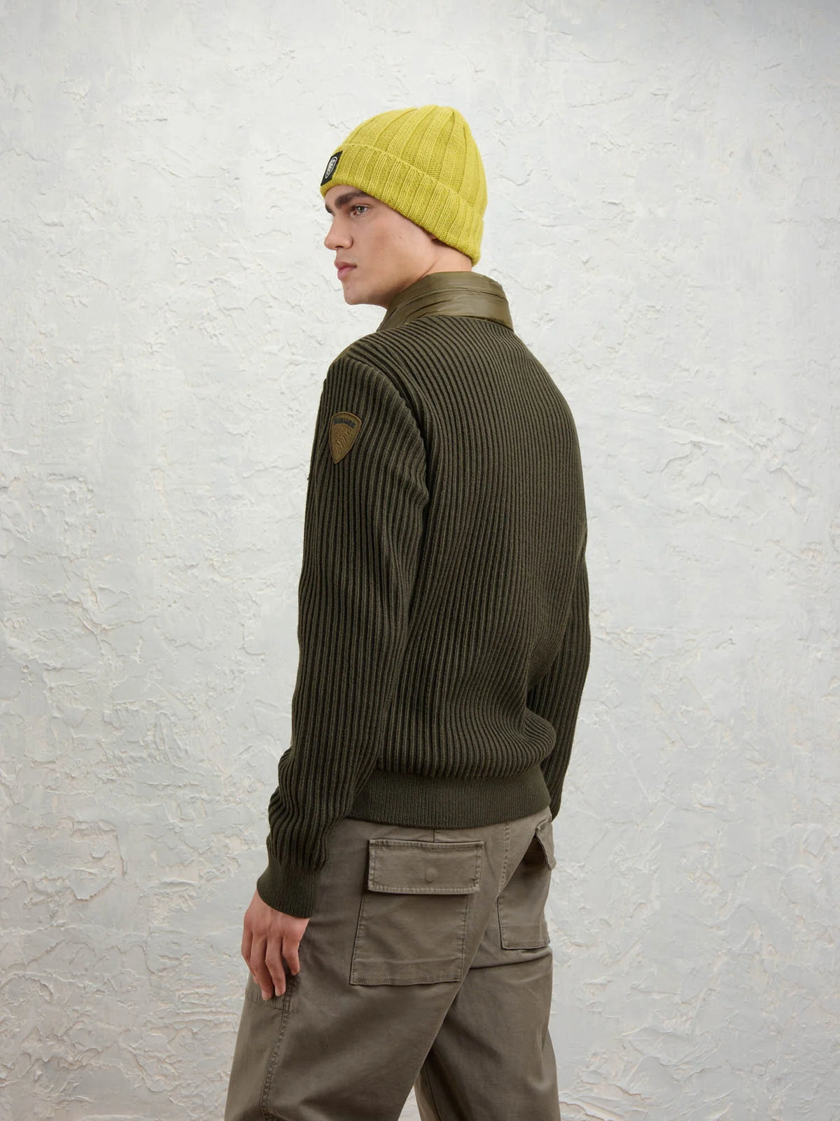 Giubbetto in maglia a costine Leverett