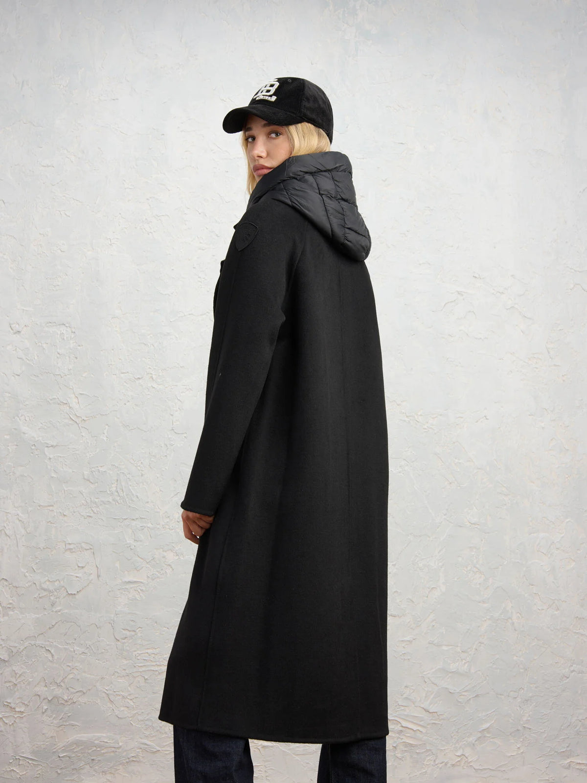 Cappotto con cappuccio trapuntato Rowe