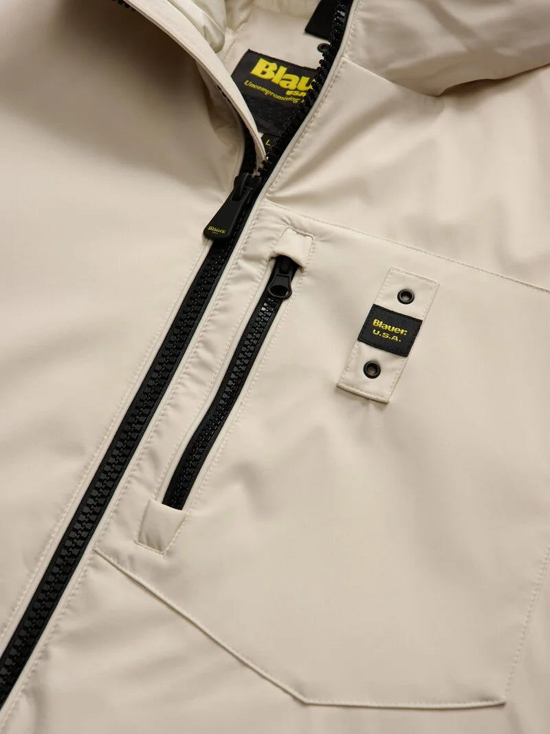 Piumino in neoprene con taschino Derry
