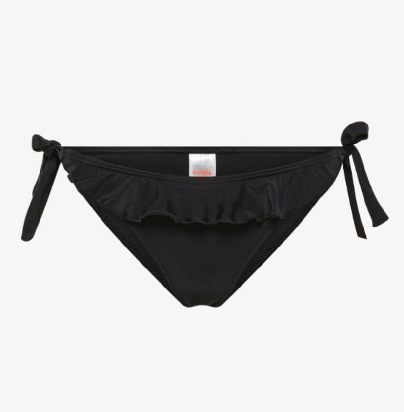 Slip mare con rouches nero Sun68