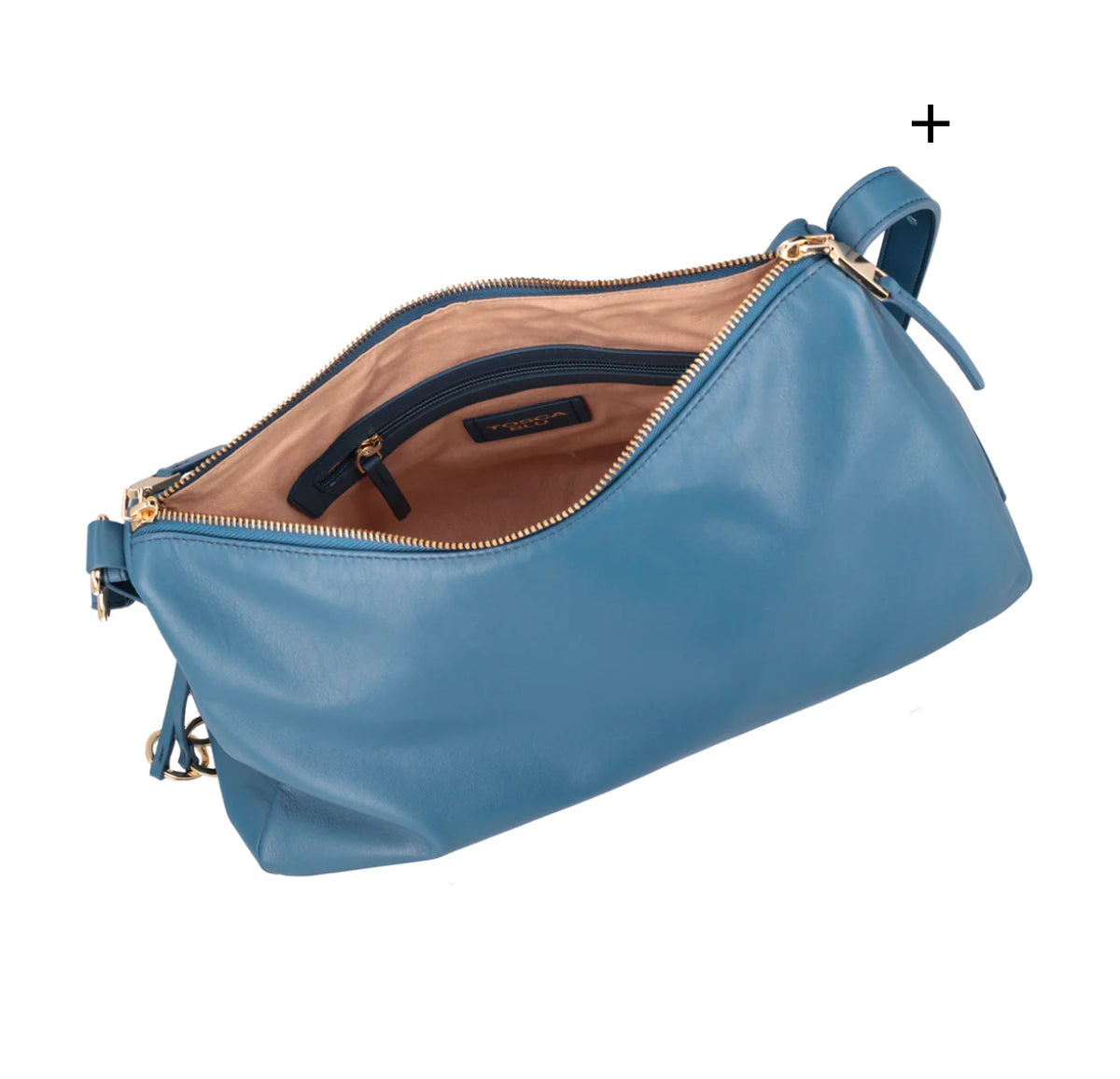 TOSCABLU
Borsa a spalla in pelle Susan colore blu