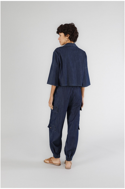 Pantaloni tipo cargo Cafè Noir
