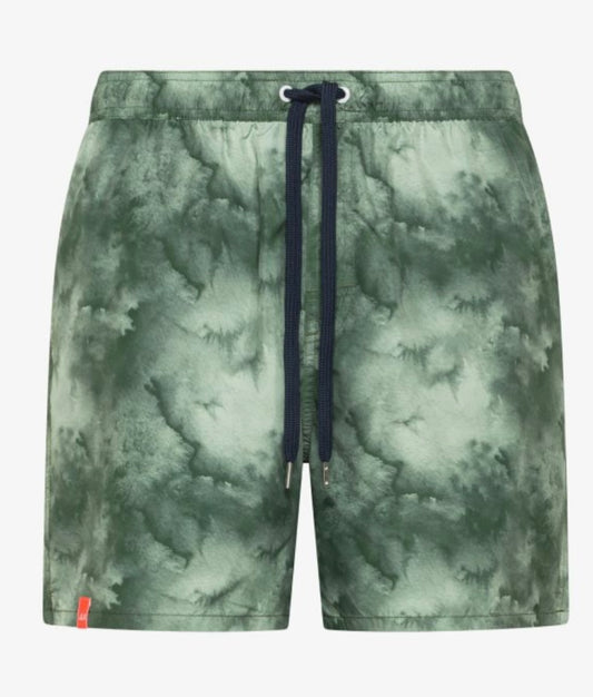 Costume in nylon stampato verde scuro Sun68