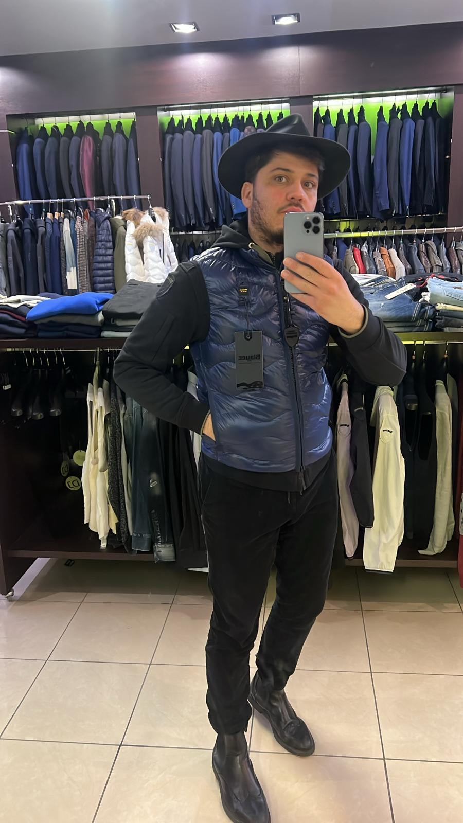 Smanicato Blauer ad onde