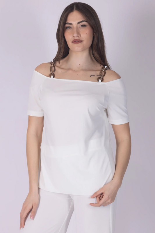 Casacca accessori effetto legno Mara Carol