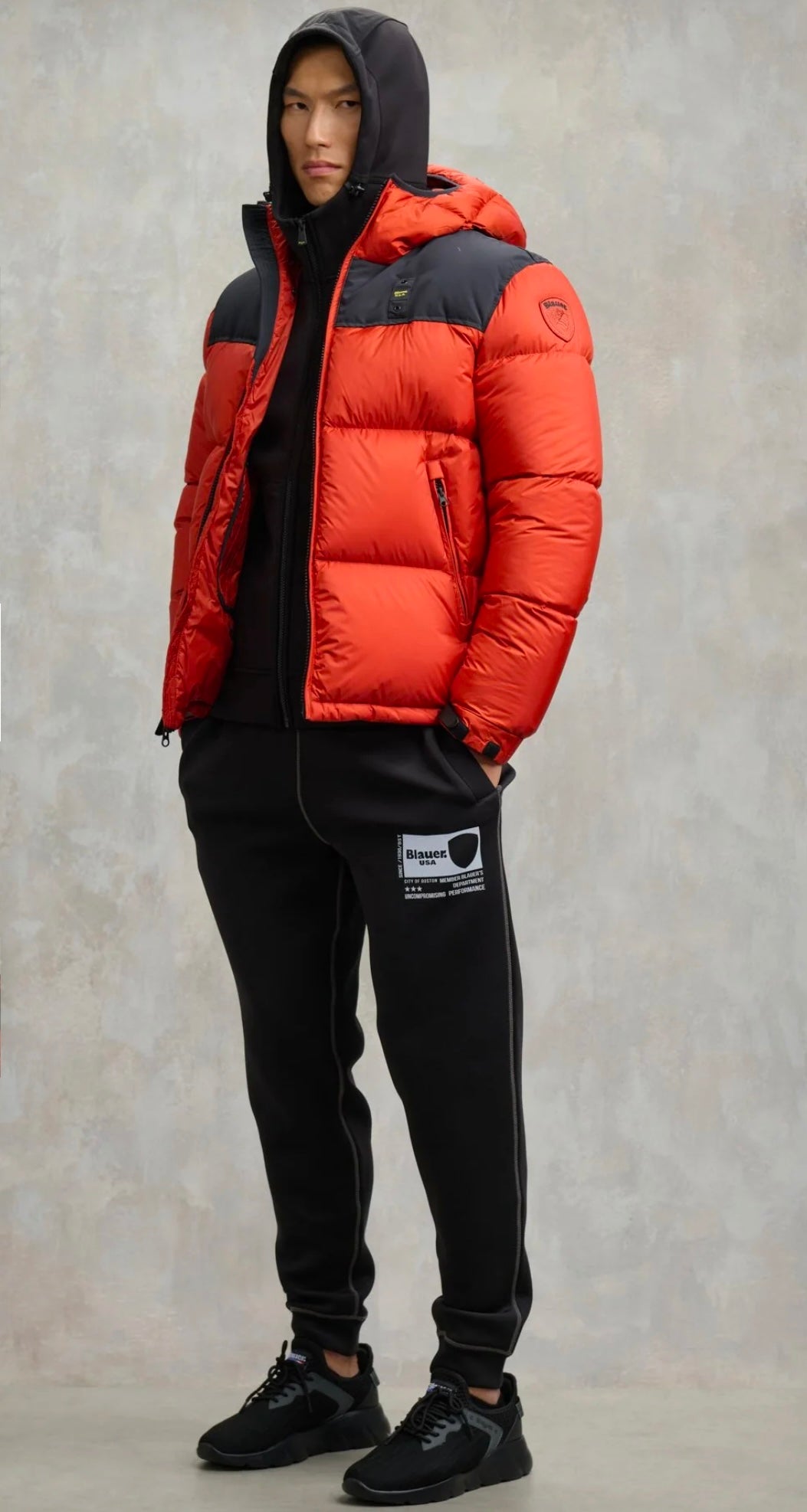 Piumino in nylon e taslan Bonad