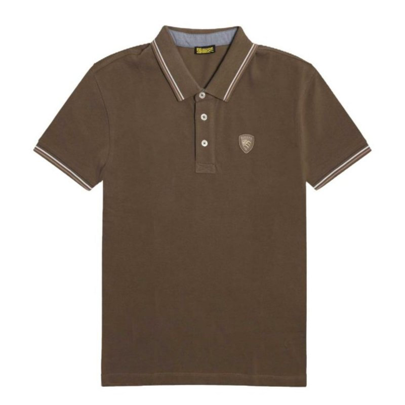 polo doppia riga Agassiz Blauer