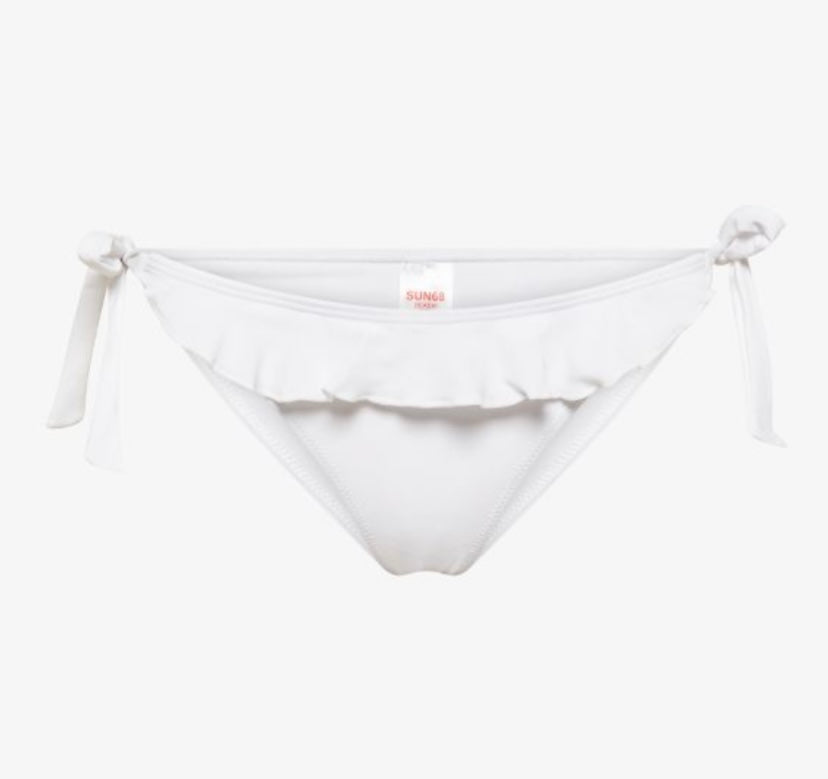 Slip mare con rouches bianco Sun68