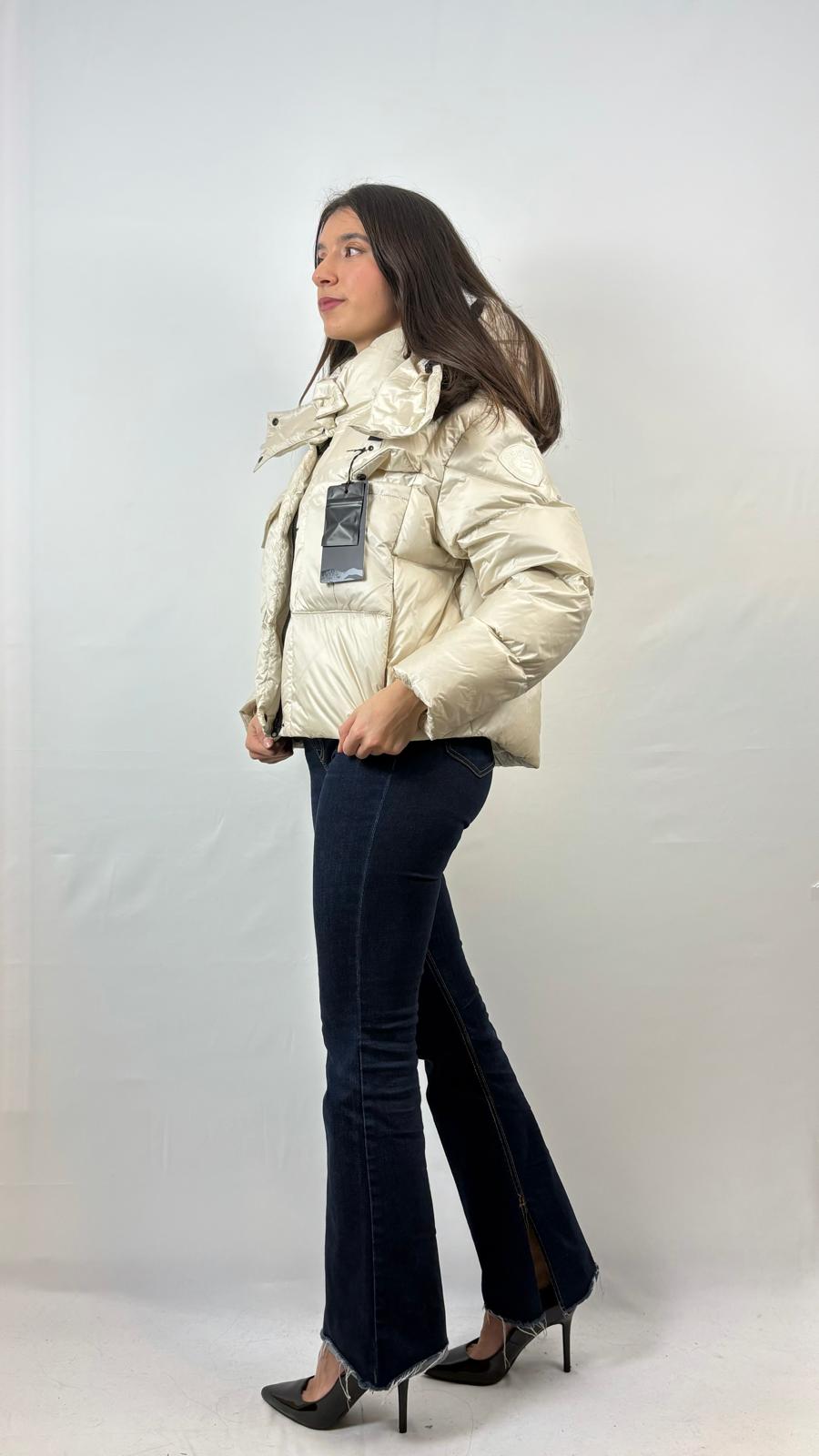 Piumino corto lucido Laval