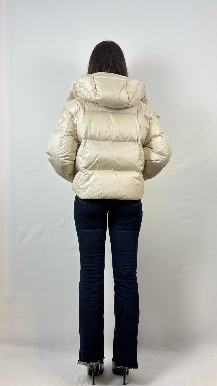 Piumino corto lucido Laval