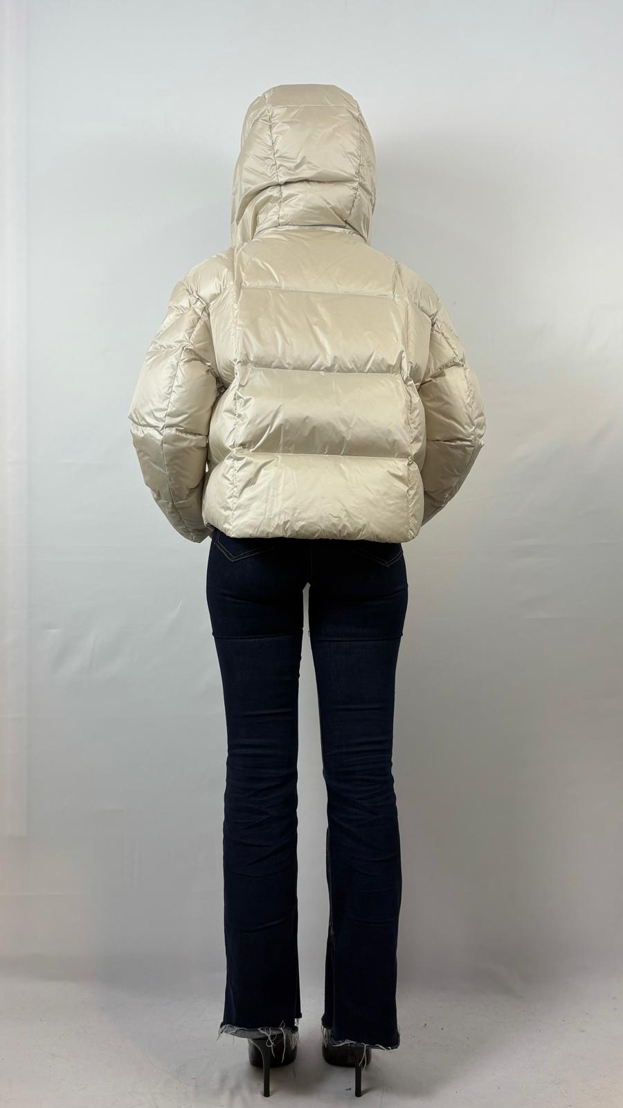 Piumino corto lucido Laval