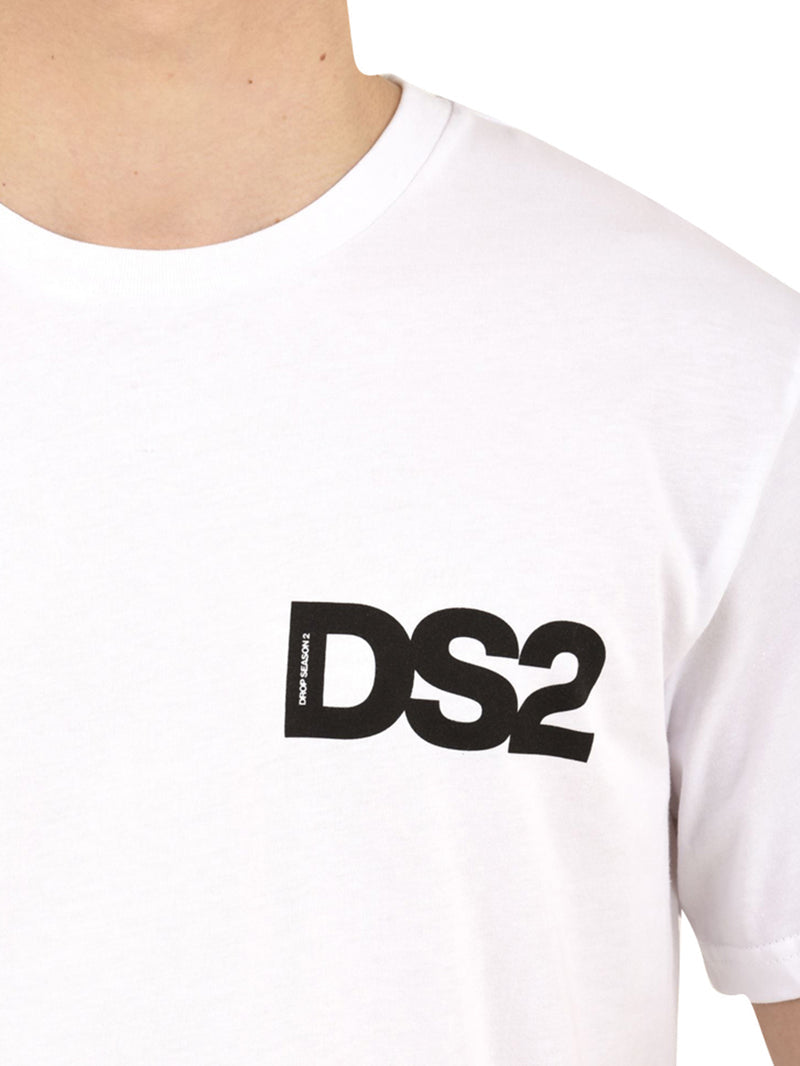 T-shirt con logo piccolo DS2