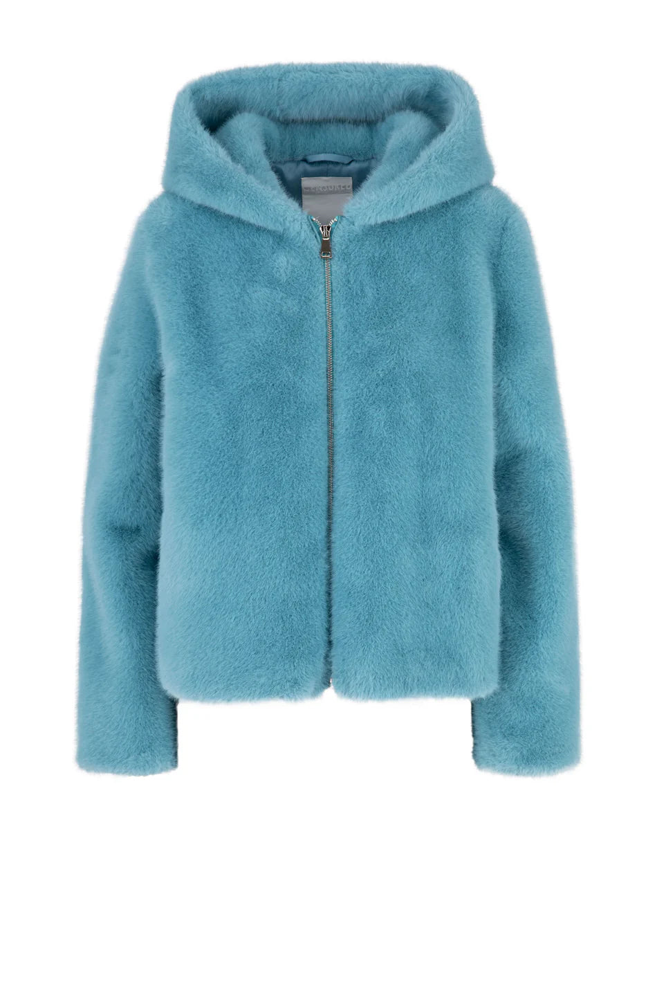 Ecopelliccia con cappuccio Censured