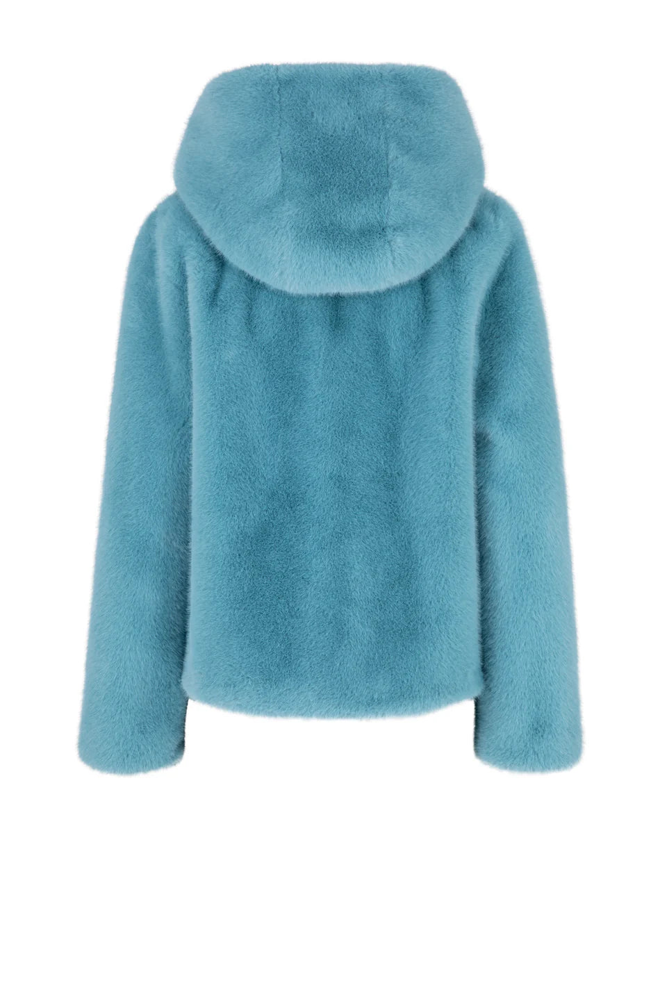 Ecopelliccia con cappuccio Censured