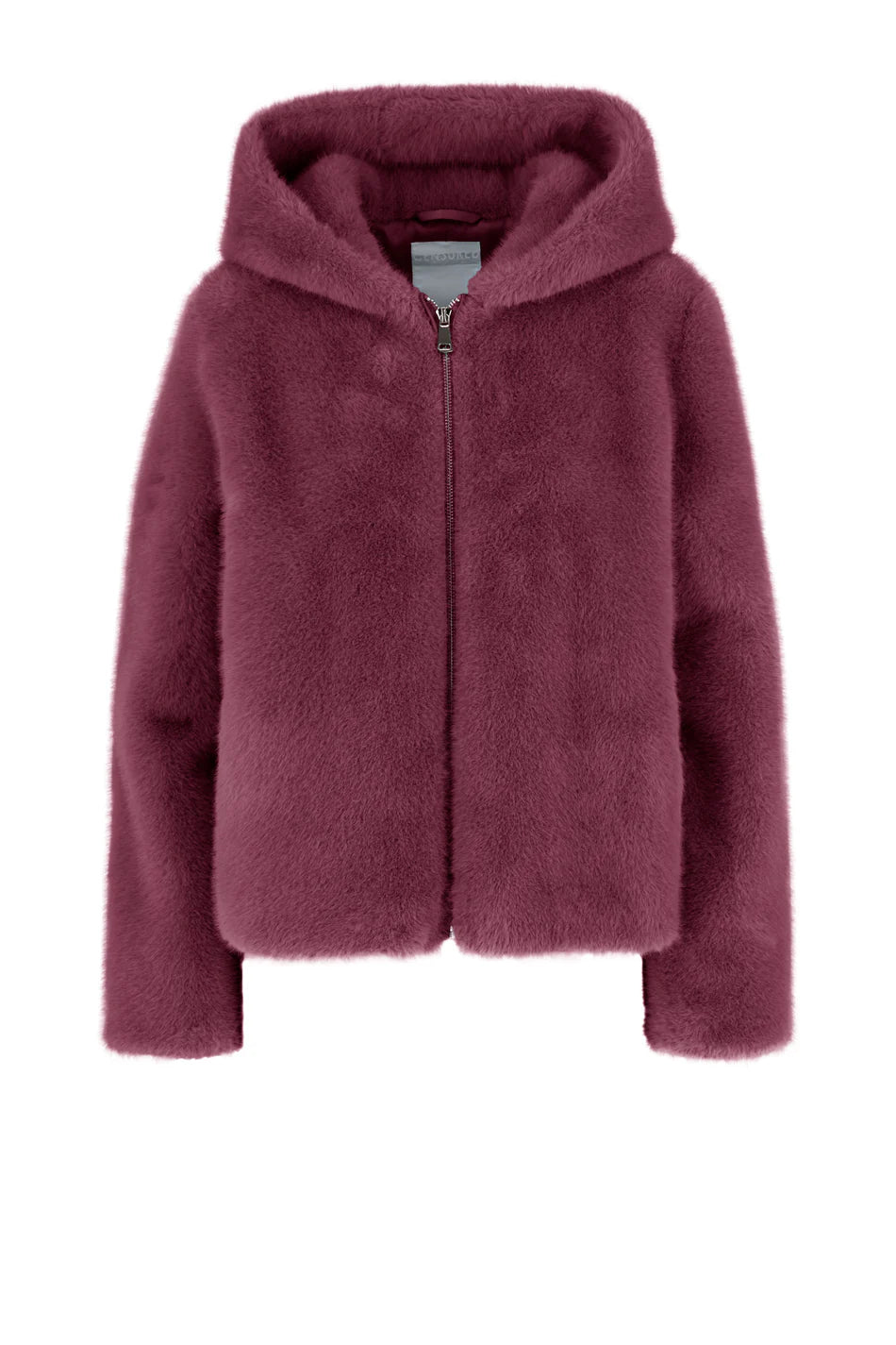 Ecopelliccia con cappuccio Censured