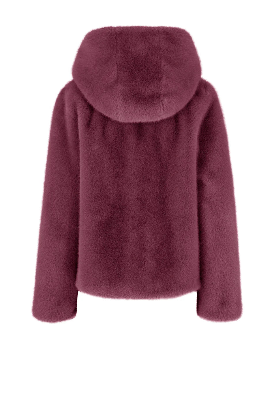 Ecopelliccia con cappuccio Censured