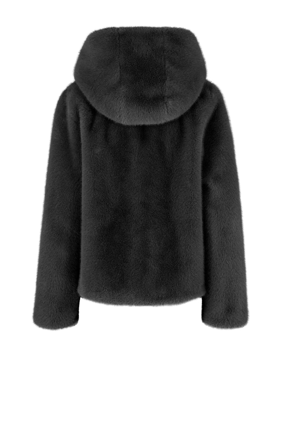 Ecopelliccia con cappuccio Censured