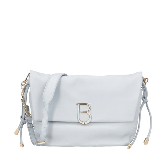 Borsa tracolla Paris in pelle colore azzurro Tosca Blu