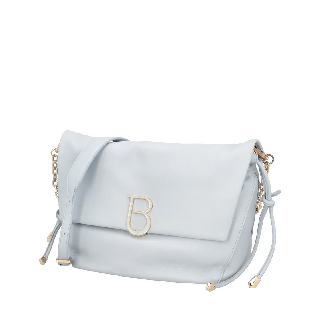 Borsa tracolla Paris in pelle colore azzurro Tosca Blu