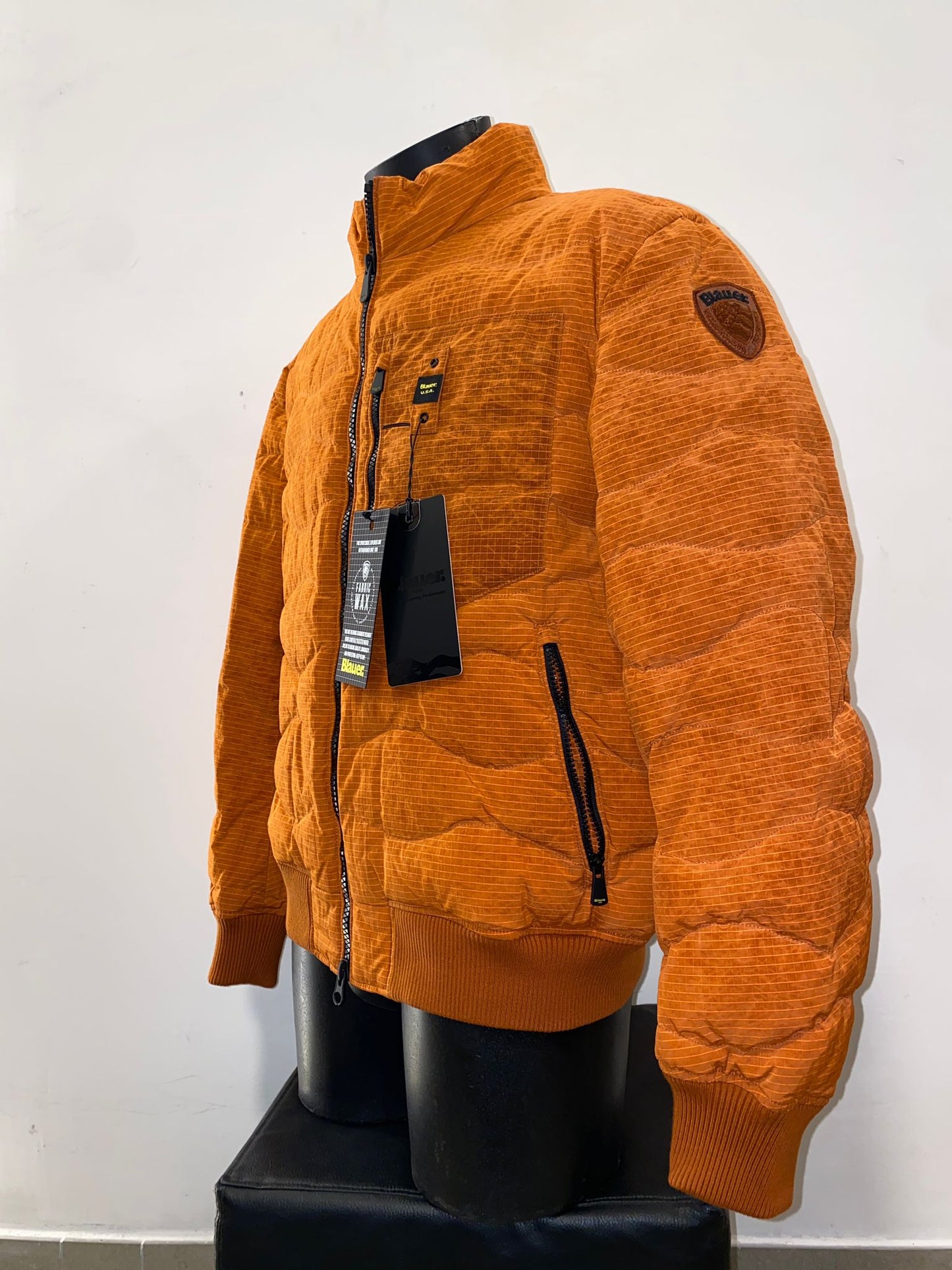 Piumino bomber Wax ad onde Daniel