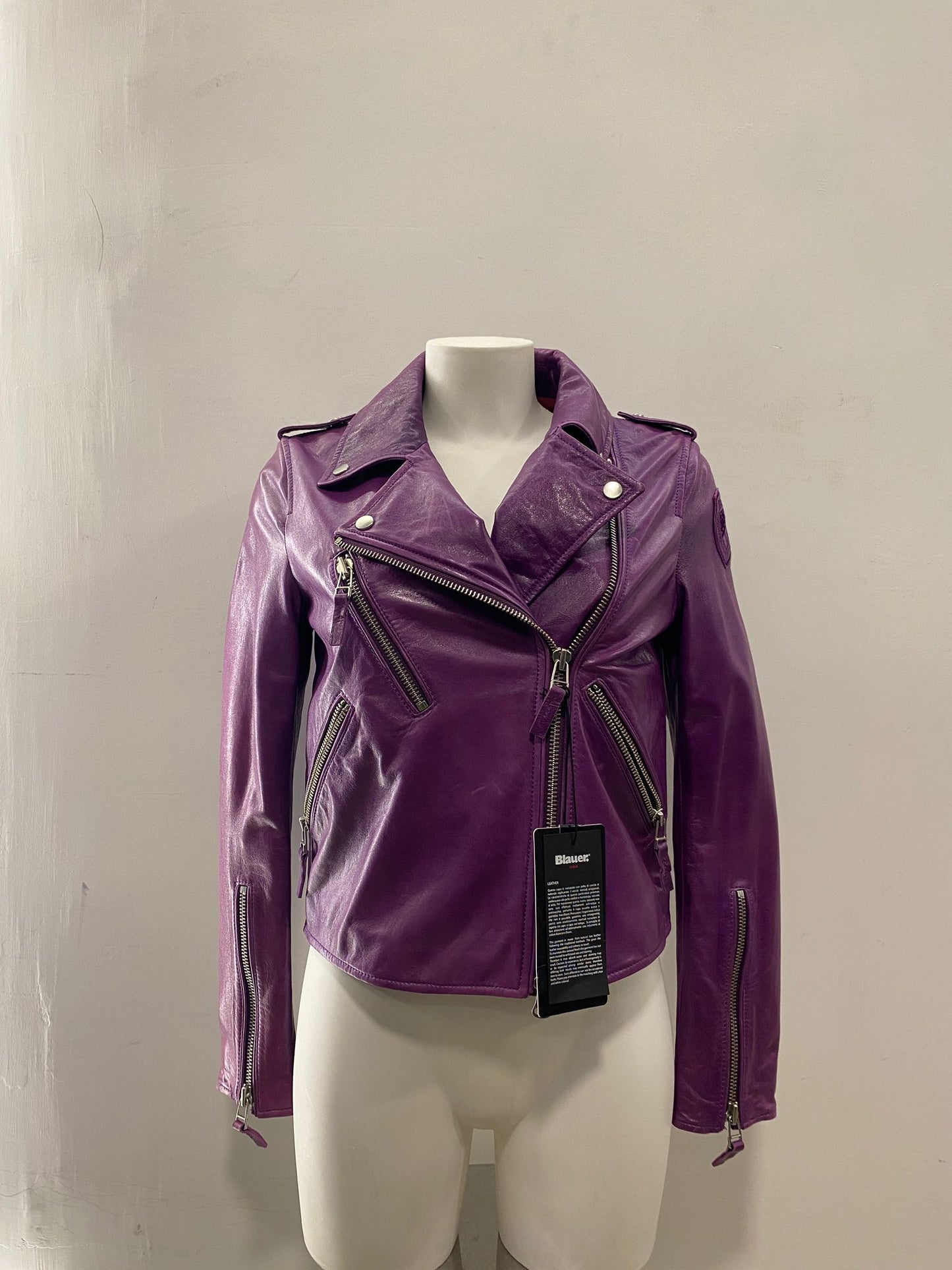 Pelle capo spalla foderato Blauer