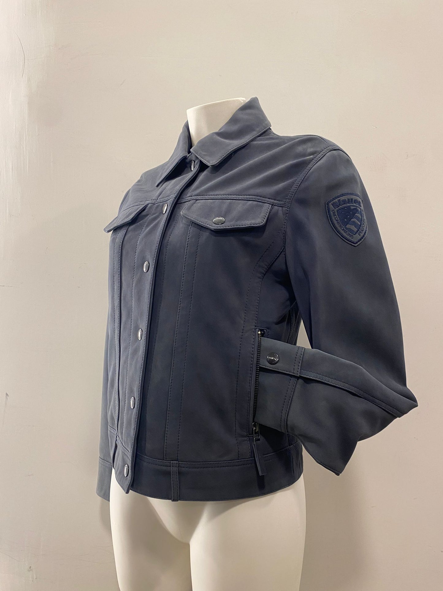 Giubbino di vera pelle scamosciato Blauer