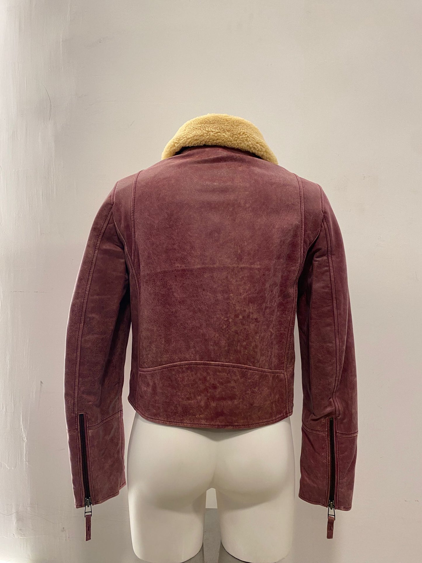 Giubbino geneva in pelle Blauer