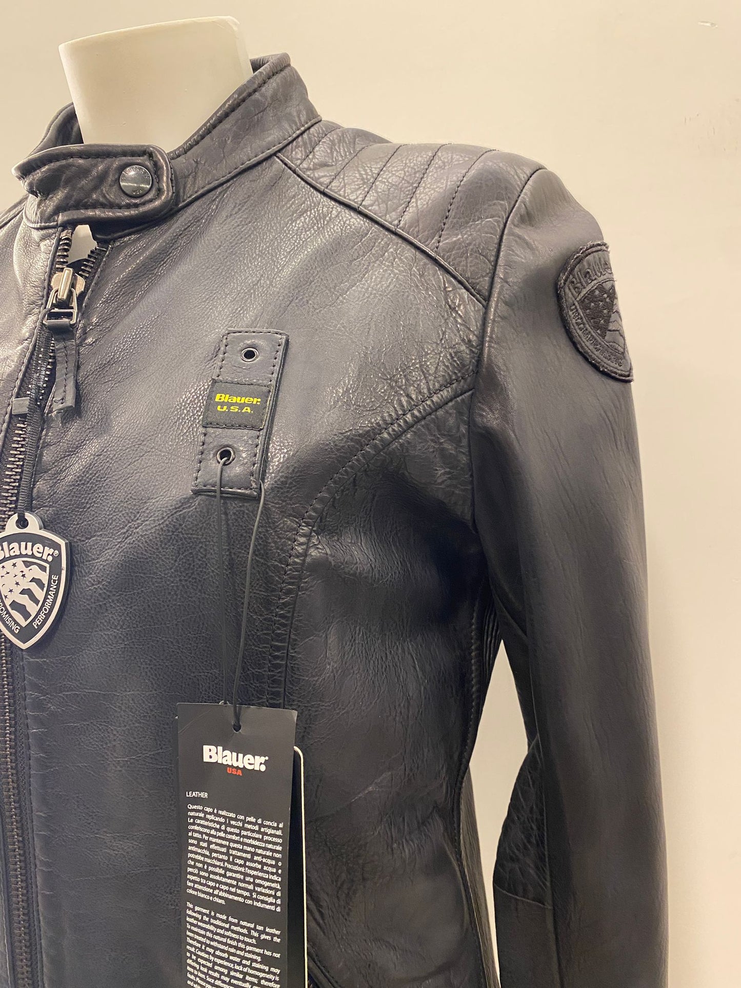 Pelle capo spalla imbottito Blauer