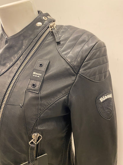 Giubbino casey in pelle Blauer