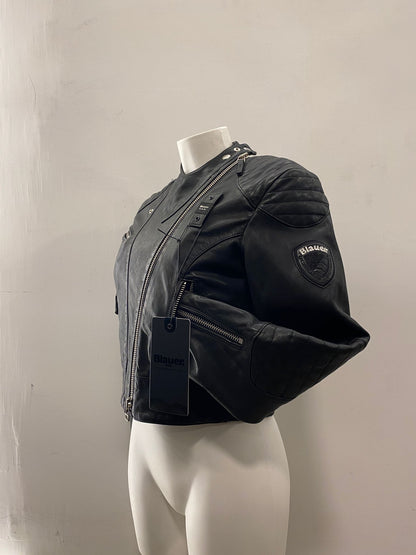 Giubbino casey in pelle Blauer